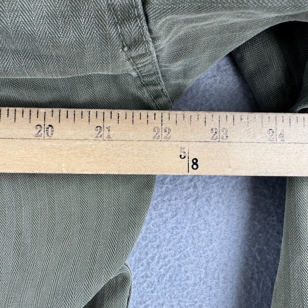 40s HBT Jacket Coat Mens Fits Medium 22x29" M-43 WWII Green 13 Star Buttons - Picture 13 of 16